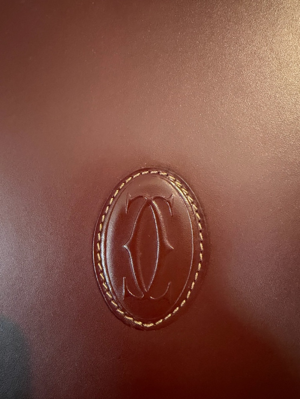 Cartier Women's Crossbody Bag in Burgundy - Picture 2 of 8